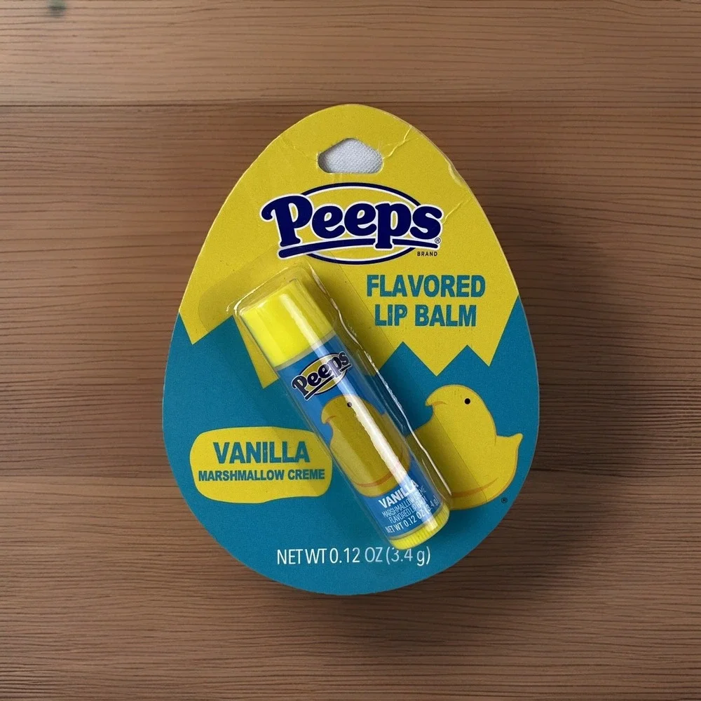 Peeps Vanilla Marshmallow Creme Flavor Lip Balm Chapstick NEW Sealed Easter 2021